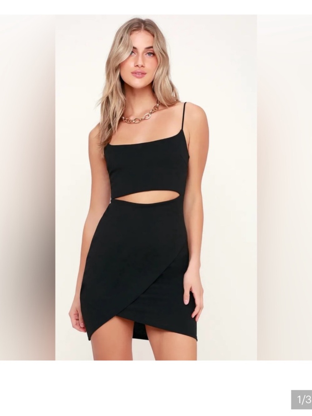 Lulu's Cutout On The Town Black Cutout
Bodycon Dress